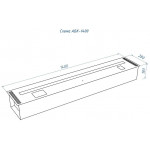 Чертеж Топливный блок Автоматический Good Fire 1400 - 2 варианта (LuxFire)