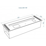 Чертеж Топливный блок Автоматический Good Fire 900 - 2 варианта (LuxFire)