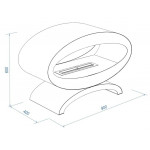  Биокамин Эклипс 900 (LuxFire)