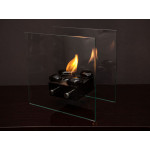 Красный Биокамин Лондон (LuxFire)
