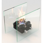 Белый Биокамин Лондон (LuxFire)