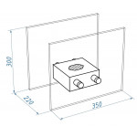 Черный Биокамин Лондон (LuxFire)