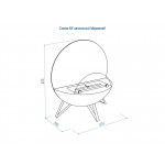  Биокамин Мармелад (LuxFire)