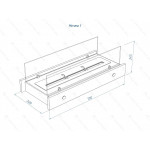 Чертеж Биокамин Мечта (LuxFire)