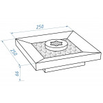  Биокамин BFP/T - 2525 Cup (Firelight)
