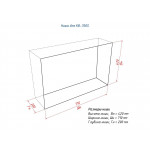 Ниша 700S Каминная вставка S (3 варианта) (LuxFire)