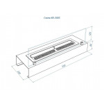 Чертеж 500s Каминная вставка S (3 варианта) (LuxFire)