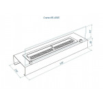 Чертеж 600s Каминная вставка S (3 варианта) (LuxFire)