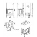 Чертеж Топка Plasma 75 DX/SX (MCZ)
