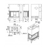 Чертеж Топка Plasma 95 DX/SX (MCZ)