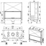 Чертеж Топка Plasma B115 (MCZ)