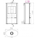  Печь Свитязь NR (Мета-Бел)