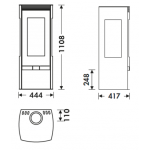 Чертеж Печь ALBA (Panadero)