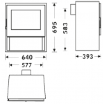 Чертеж Печь BORNEO-S (Panadero)