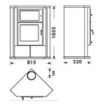 Чертеж Печь COIMBRA (Panadero)