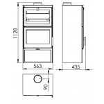 Чертеж Печь GOURMET (Panadero)