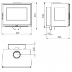 Чертеж Печь JAVA WALL (Panadero)