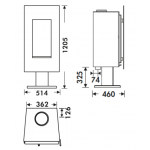 Чертеж Печь OSAKA (Panadero)