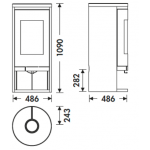 Чертеж Печь SYDNEY (Panadero)