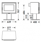 Чертеж Печь VERNE (Panadero)