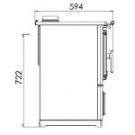 Чертеж 2 Печь SLAVONAC N (Plamen)
