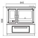 Чертеж Печь SLAVONAC N (Plamen)