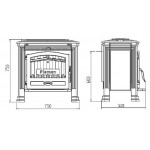 Чертеж Печь TENA Termo (Plamen)