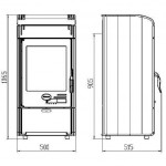 Чертеж Печь VESTA (Plamen)