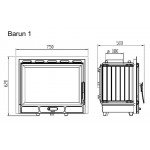 Чертеж Топка BARUN Termo (Plamen)