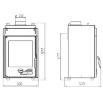 Чертеж Топка VESTA (Plamen)