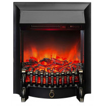 Электрокамин Fobos Lux Black RC (Real-Flame)