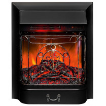 Электрокамин Majestic Lux Черный RC (Real-Flame)
