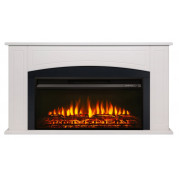Электрокамин Canberra 36 с очагом Flash 36 Белый (RealFlame)