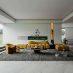 Интерьер 2 Электрокамин Diamond 100 (RealFlame)