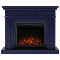 Электрокамин Marco с очагом Saphir 25,5 Индиго (RealFlame)