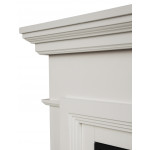  Электрокамин Смарт 36 с очагом Premier 36 Молочный (RealFlame)