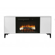 Электрокамин Наоми с очагом Mirage 25 Белый (RealFlame) 