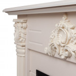  Электрокамин Stefania с очагом Fobos Lux / Majestic Lux Айвори (RealFlame) 