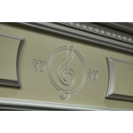  Электрокамин Wagner с очагом Aquamarine 33 Айс кашемир (RealFlame)