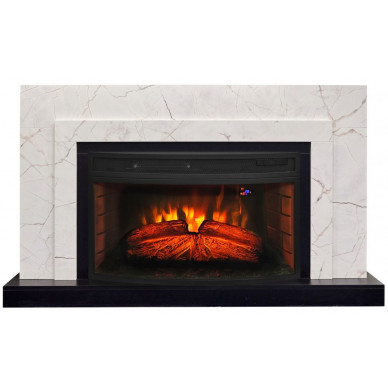 Электрокамин Норман с очагом Firespace 33W Оникс (RealFlame)