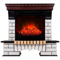 Электрокамин Country 25 с очагом Evrika 25,5 Led Античный дуб (RealFlame)