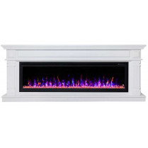 Электрокамин Islandia 60 с очагом Safita 60 Белый дуб (RealFlame)