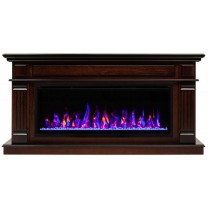 Электрокамин Islandia 42 с очагом Safita 42 Античный дуб (RealFlame)