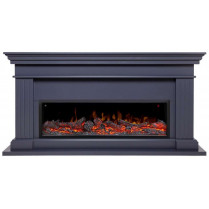 Электрокамин Ontario 42 с очагом Beverly 1000 Графит (RealFlame)