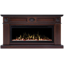 Электрокамин Siena 42 с очагом Safita 42 Орех (RealFlame)