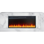 Vision 42 Led Портал LINE 42 Белый мрамор (Royal Flame)