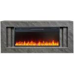 Vision 42 led Портал LINE 42 Серый бетон (Royal Flame)