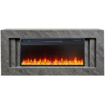 Электрокамин Line 42 с очагом Vision 42 LED Серый бетон (Royal Flame)