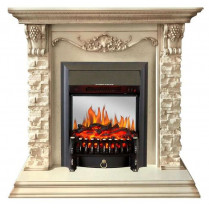 Электрокамин Adriana с очагом Fobos FX M / Majestic FX M Слоновая кость (RoyalFlame)