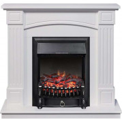 Электрокамин Boston с очагом Fobos FX M / Majestic FX M Белый